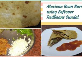 #Shorts210 : Mexican bean burritos using Leftover beans Sundal