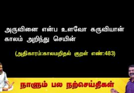 அருவினை என்ப உளவோ கருவியான் காலம் அறிந்து செயின்