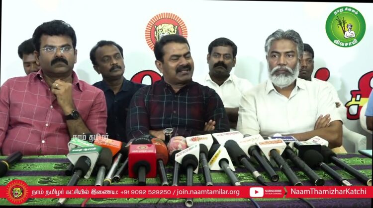 மதுரை – சீமான் செய்தியாளர் சந்திப்பு | ஈரோடு கிழக்கு இடைத்தேர்தல் கலந்தாய்வு