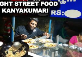 Night Street Food at Kanyakumari