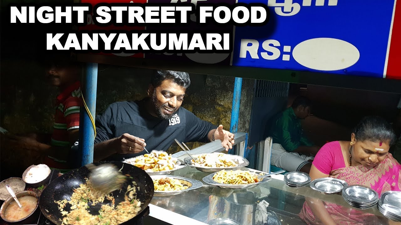 Night Street Food at Kanyakumari