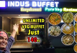Veg Buffet ( More then 15 Menus) Just @ 140rs – INDUS BUFFET in Kanyakumari – Tamil Fun Traveler