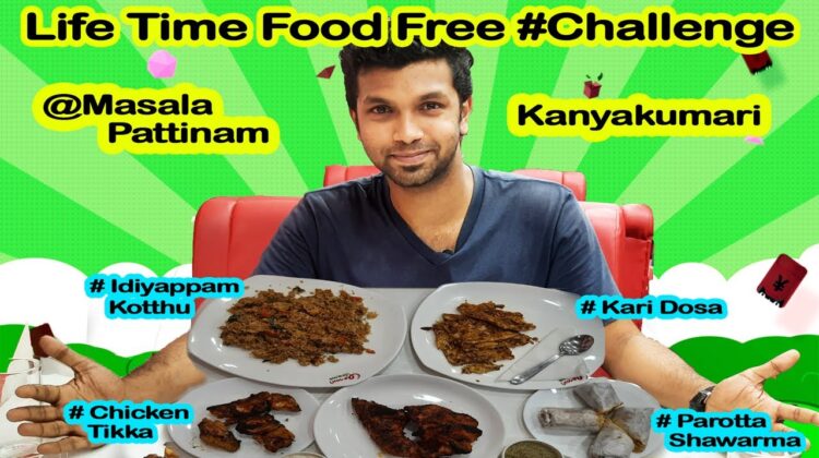 Life Time Food Free Challenge @ Masala Pattinam | Tamil Food Vlog | Kanyakumari