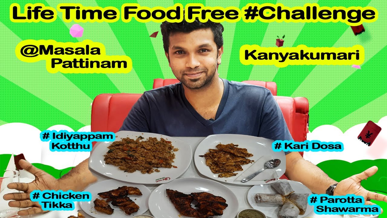Life Time Food Free Challenge @ Masala Pattinam | Tamil Food Vlog | Kanyakumari