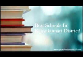 Best Schools In Kanyakumari District – Top Schools In Kanyakumari (கன்னியாகுமரியில் சிறந்த பள்ளிகள்)