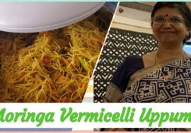 #Shorts 243 #Moringa Vermicelli uppuma / முருங்கைப்பொடி சேர்த்த சேமியாவின் உப்புமா / Semiya uppuma