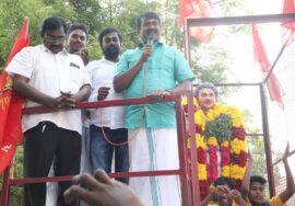 பாப்பாப்பட்டி | கல்வி வள்ளல் மூக்கையாத்தேவர் திருவுருவச் சிலைக்கு சீமான் மலர்வணக்கம்