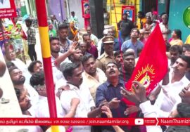 இராயபுரம் தொகுதியில் புலிக்கொடியேற்றிய சீமான் |