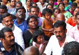 எங்க எதிர்காலம் என்னாச்சுங்க? உங்க வாக்குறுதி என்னாச்சுங்க? – பாட்டு பாடி போராடிய ஆசிரியர்கள்