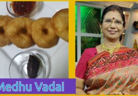 Medhu Vadai /மெது வடை – உளுந்து வடை /Soft & spongy vadai -இப்படி செய்தால் எண்ணெய் குடிக்காது