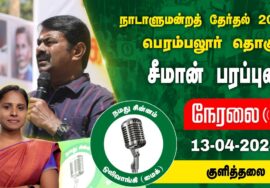 ?நேரலை 13-04-2024 குளித்தலை – சீமான் பரப்புரை | பெரம்பலூர் வேட்பாளர் இரா.தேன்மொழி