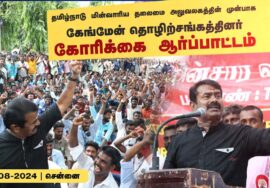 ?19-08-2024 சீமான் செய்தியாளர் சந்திப்பு | தமிழ்நாடு மின்வாரிய கேங்மேன் போராட்டம் Seeman LIVE