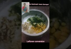 #Shorts 371 Instant Rawa kuzhipaniyaram ( Leftover conversion)