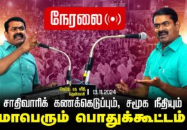 ?நேரலை 13-11-2024 சாதிவாரிக் கணக்கெடுப்பும், சமூக நீதியும்! மாபெரும் பொதுக்கூட்டம்  வாசுதேவநல்லூர்