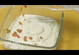 Eggless Tutti Fruity cake – Happy New year to all.ட்யூட்டி ப்ரூட்டி கேக் – Mallika Badrinath Recipes
