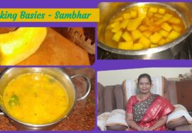Cooking  Basics 1 – Making sambhar tasty ( No onion & Garlic) – Tips& Tricks – Mallika Badrinath