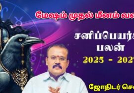 12 ராசிக்குமான சனிப்பெயர்ச்சி பலன்கள் | Jothidar Shelvi | Sanipeyarchi 2025 to 2027