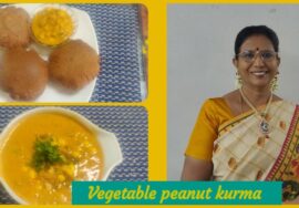 # Vegetable peanutkurma/காய்கறி குருமாவை இப்படியும் செய்யலாம்-மிக சுவையானது-Mallika Badrinath recipe