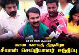 24-05-2025 சீமான் செய்தியாளர் சந்திப்பு | விழுப்புரம் | பனை கனவுத் திருவிழா | Seeman