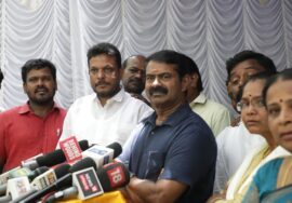 11-08-2025 | சீமான் செய்தியாளர் சந்திப்பு  -மாலைமுரசு இராமச்சந்திர ஆதித்தனார் பிறந்தநாள் மலர்வணக்கம்