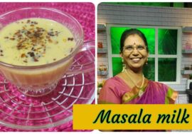 Masala milk/Masala pal (பனங்கல்கண்டு மசாலா பால்)  – சளி இருமலை குறைக்கும்/ Protein rich drink