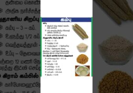 கம்பு இட்லி,தோசை நன்மைகள் | Kambu Health Benefits