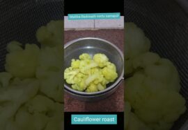#Shorts 451- Cauliflower Roast – Only two ingredients –  crunchy & Tasty Gobi