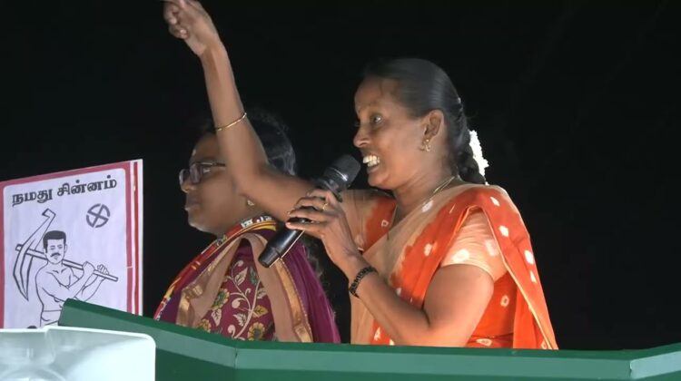வேட்பாளர் கார்த்திகா அவர்களை ஆதரித்து மகளிர் பாசறை மாநில ஒருங்கிணைப்பளர் மா.கி. சிதாலெட்சுமி உரை!